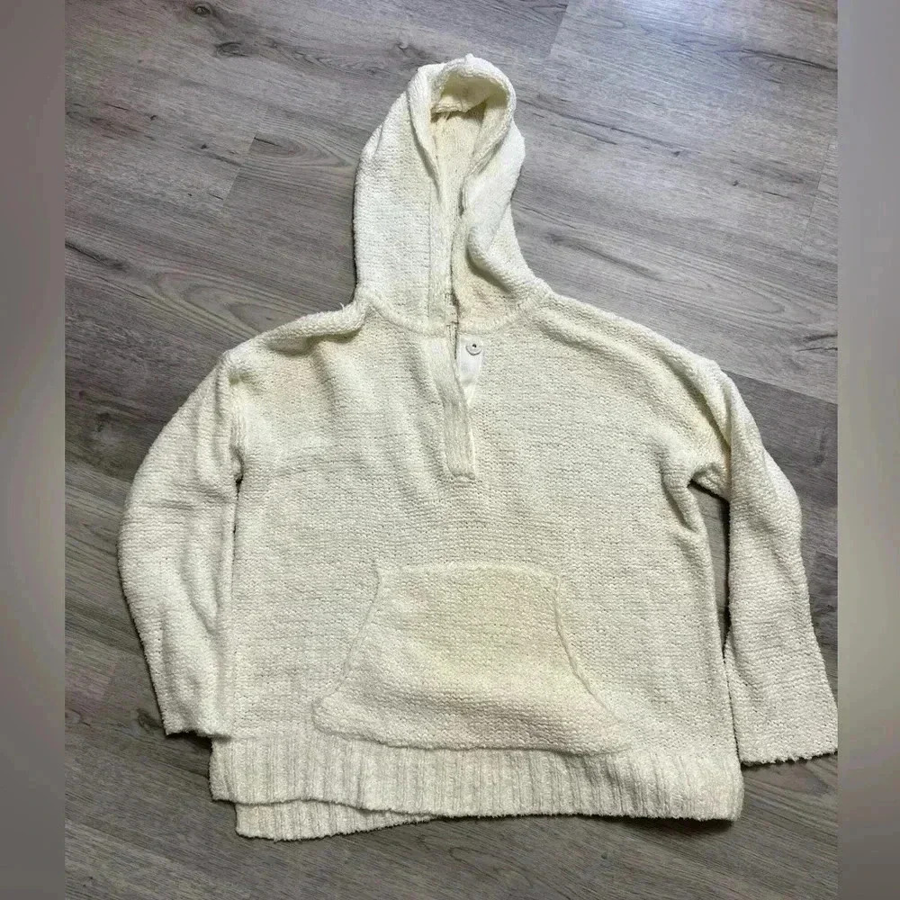 Lou & Grey hooded knit sweater